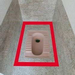 Vastu Red Color Tape (4 Inch, 8 Feet) for Vastu Correction